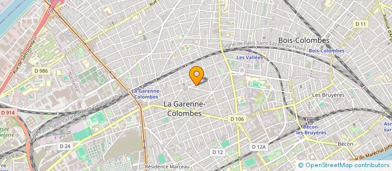 localisation de l'entreprise MC2 CONSULTING  LA GARENNE COLOMBES