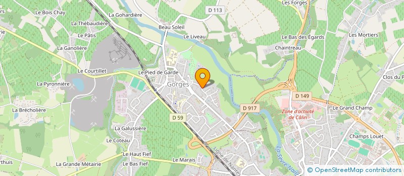 localisation de l'entreprise MC2 OENOLOGIE à GORGES