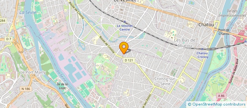 localisation de l'entreprise MC2 PATRIMOINE  LE VESINET