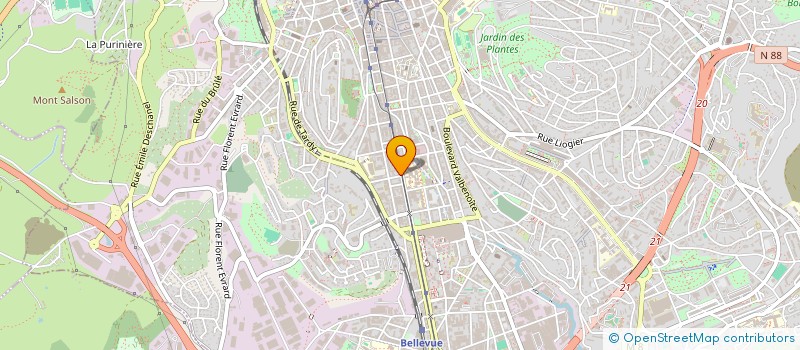 localisation de l'entreprise MC21  SAINT-ETIENNE