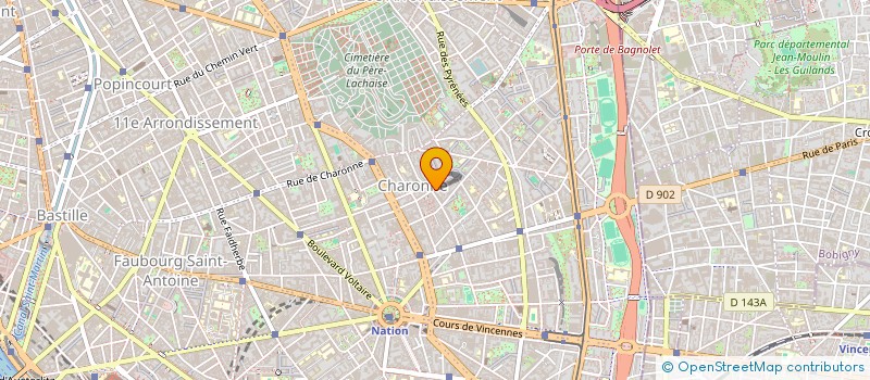 localisation de l'entreprise MC2A  PARIS