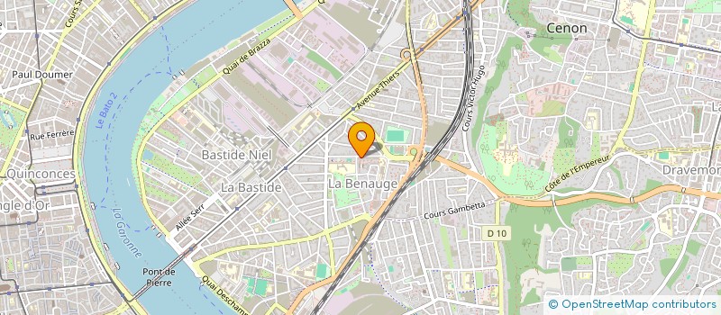 localisation de l'entreprise MC2F CONSTRUCTION  BORDEAUX