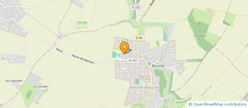 localisation de l'entreprise MC2G  BIEVILLE-BEUVILLE