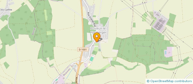 localisation de l'entreprise MC2G BATI  PUISEUX-LE-HAUBERGER