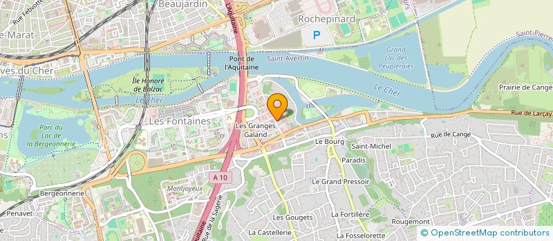 localisation de l'entreprise MC2G SOFT  TOURS