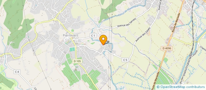 localisation de l'entreprise MC2I  PIERREVERT