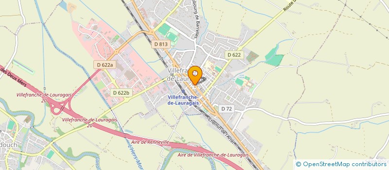 localisation de l'entreprise MC2J OPTIQUE  VILLEFRANCHE-DE-LAURAGAIS