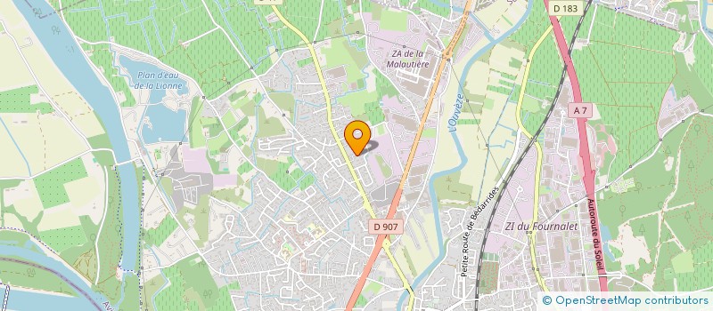 localisation de l'entreprise MC2L  SORGUES