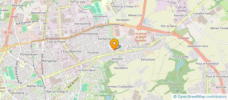 localisation de l'entreprise MC2L à GUIPAVAS