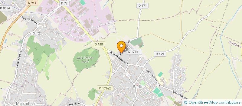 localisation de l'entreprise MC2M à BARLIN