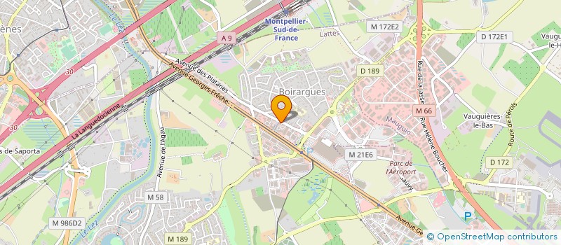 localisation de l'entreprise MC2M IMMO à LATTES