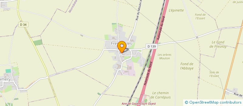 localisation de l'entreprise MC2R  FRESNOY-LES-ROYE