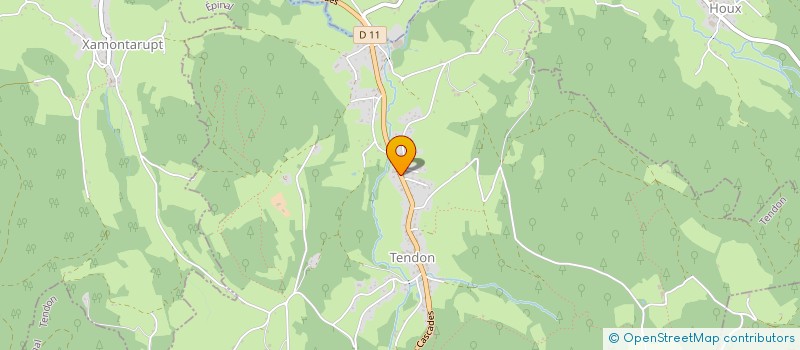 localisation de l'entreprise MC2S  TENDON