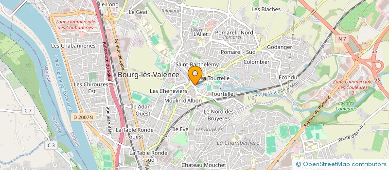 localisation de l'entreprise MC2S2  BOURG-LES-VALENCE