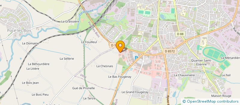 localisation de l'entreprise MC3 à VITRE