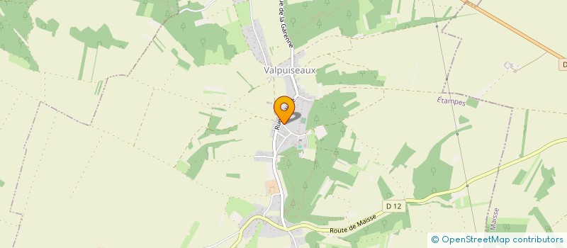 localisation de l'entreprise MC3A CLIMATISATION  VALPUISEAUX