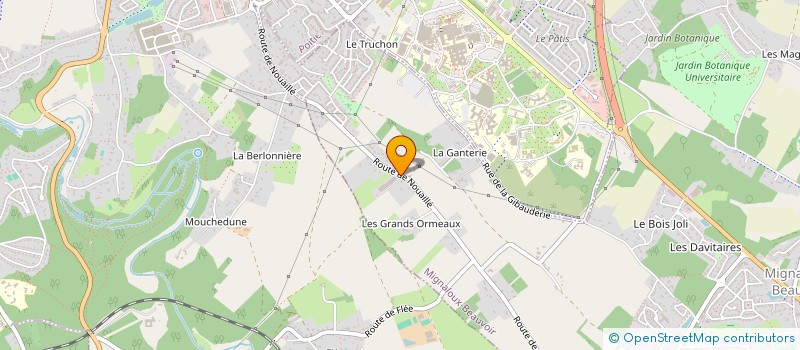 localisation de l'entreprise MC3B  MIGNALOUX-BEAUVOIR