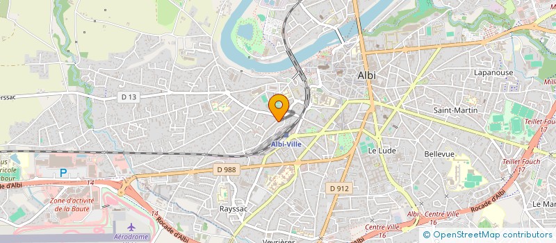 localisation de l'entreprise MC3D à ALBI