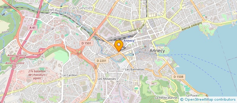 localisation de l'entreprise MC3TECH à ANNECY