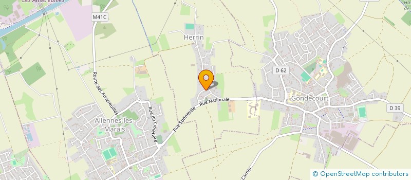 localisation de l'entreprise MC4D IMMO  HERRIN