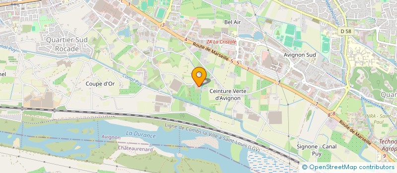 localisation de l'entreprise MC69 IMMOBILIER  AVIGNON