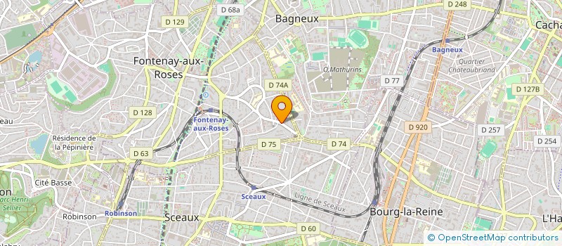 localisation de l'entreprise MCA à FONTENAY-AUX-ROSES