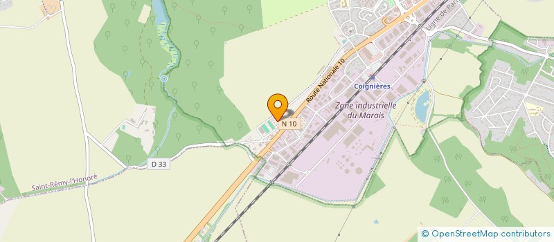 localisation de l'entreprise MCA à COIGNIERES