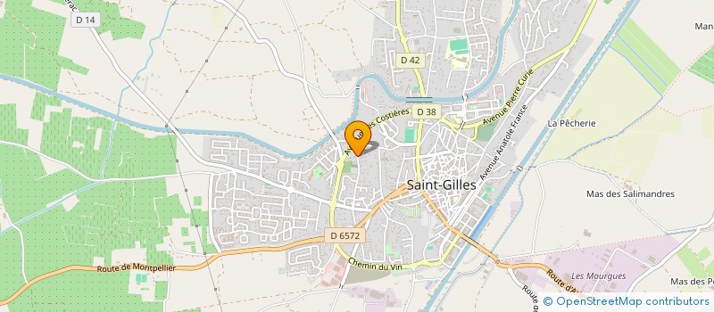 localisation de l'entreprise MCA  SAINT-GILLES