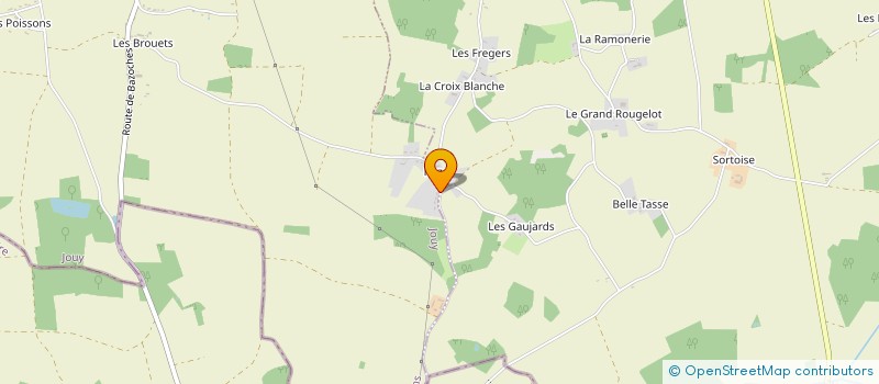 localisation de l'entreprise MCA à JOUY