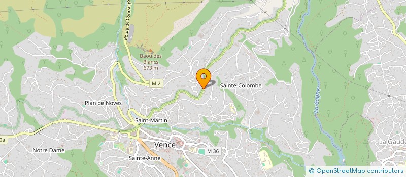 localisation de l'entreprise MCA  VENCE