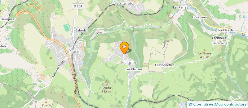 localisation de l'entreprise MCA  VALADY