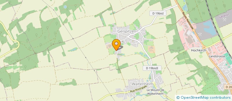 localisation de l'entreprise MCA  GEISPITZEN