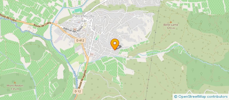 localisation de l'entreprise MCA  PIERREFEU-DU-VAR