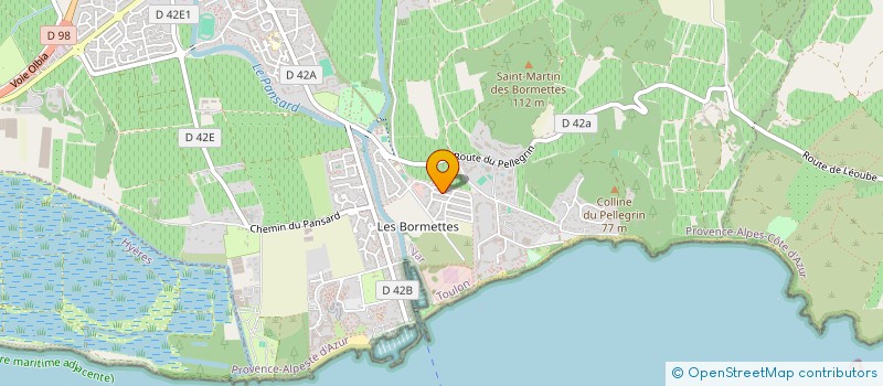 localisation de l'entreprise MCA  LA LONDE-LES-MAURES