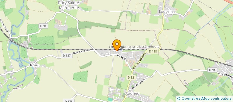 localisation de l'entreprise MCA  AUDRIEU