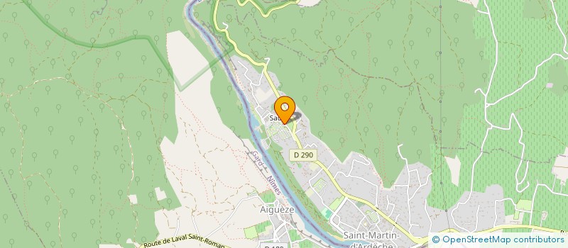 localisation de l'entreprise MCA à SAINT-MARTIN-D'ARDECHE