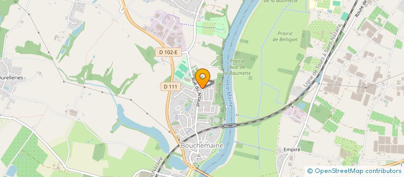 localisation de l'entreprise MCA  MOZE-SUR-LOUET