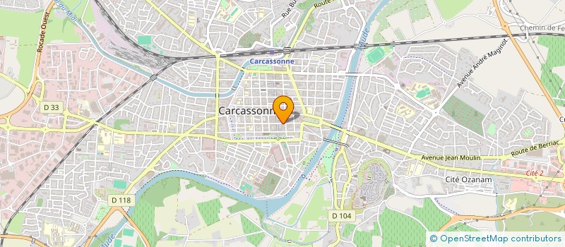 localisation de l'entreprise MCA AUDE  CARCASSONNE