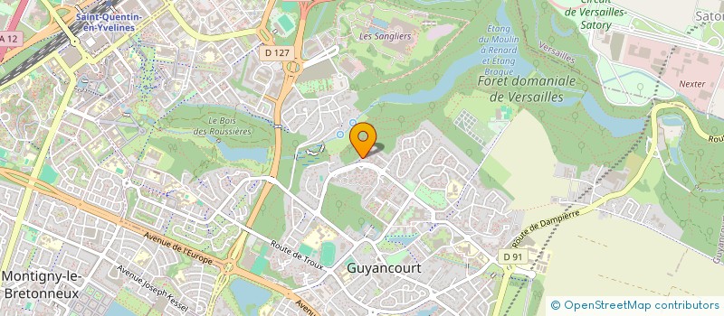 localisation de l'entreprise MCA AUTO  GUYANCOURT