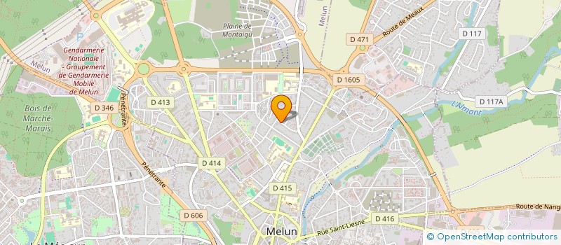 localisation de l'entreprise MCA CONSEIL à MELUN