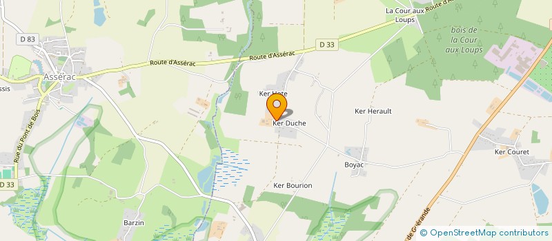 localisation de l'entreprise MCA CONSULTING à HERBIGNAC