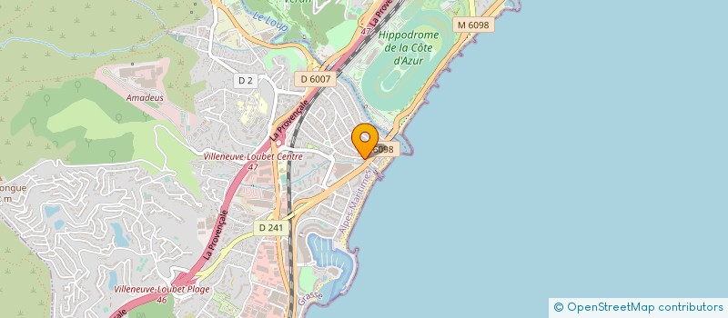 localisation de l'entreprise MCA ELECTRONIQUE à VILLENEUVE-LOUBET