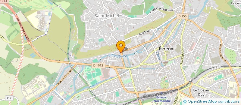 localisation de l'entreprise MCA EURE à EVREUX