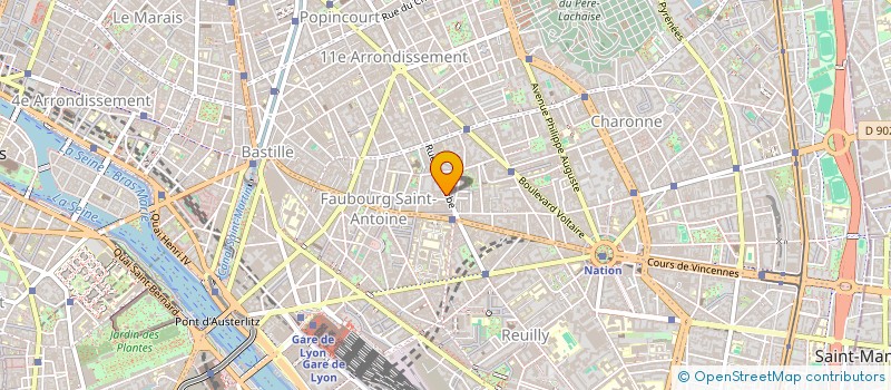 localisation de l'entreprise MCA EXPRESS  PARIS