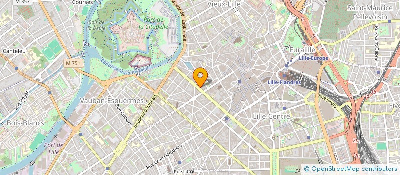 localisation de l'entreprise MCA FLANDRE ARTOIS à LILLE