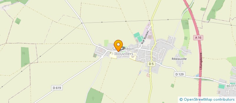 localisation de l'entreprise MCA HOLDING  SAINT-CREPIN-IBOUVILLERS