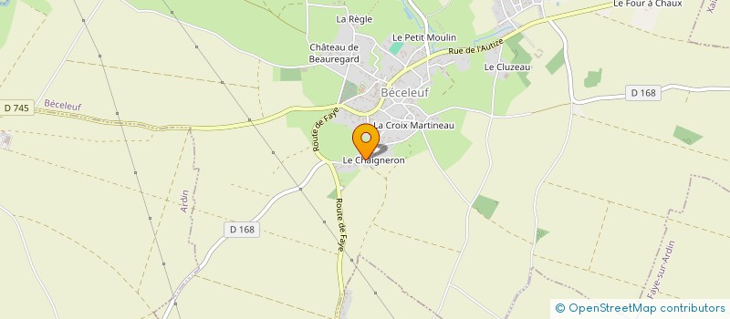 localisation de l'entreprise MCA HOLDING  BECELEUF