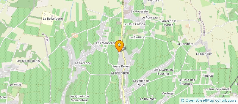 localisation de l'entreprise MCA IMMOBILIER à VOUVRAY