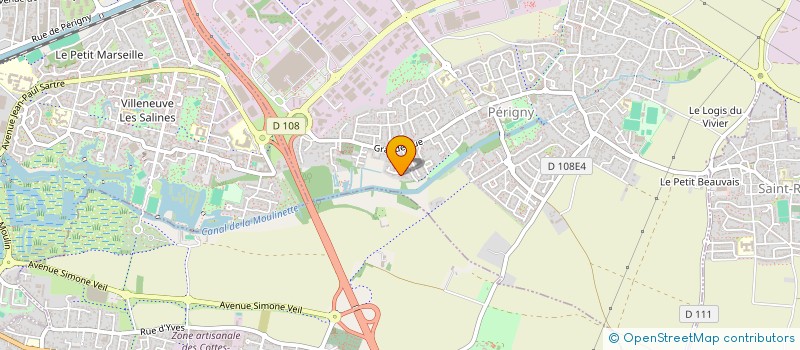 localisation de l'entreprise MCA INVEST  PERIGNY