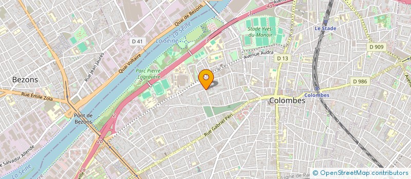 localisation de l'entreprise MCA IT  COLOMBES